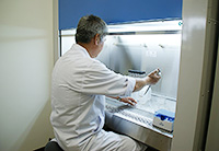 細菌試験室の写真