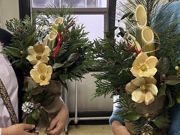 完成したクラフト作品の写真